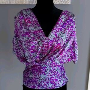 Cynthia steffe printed top sz small
